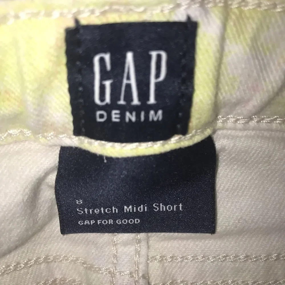 Gap Tie Dye Pastel Jean Shorts